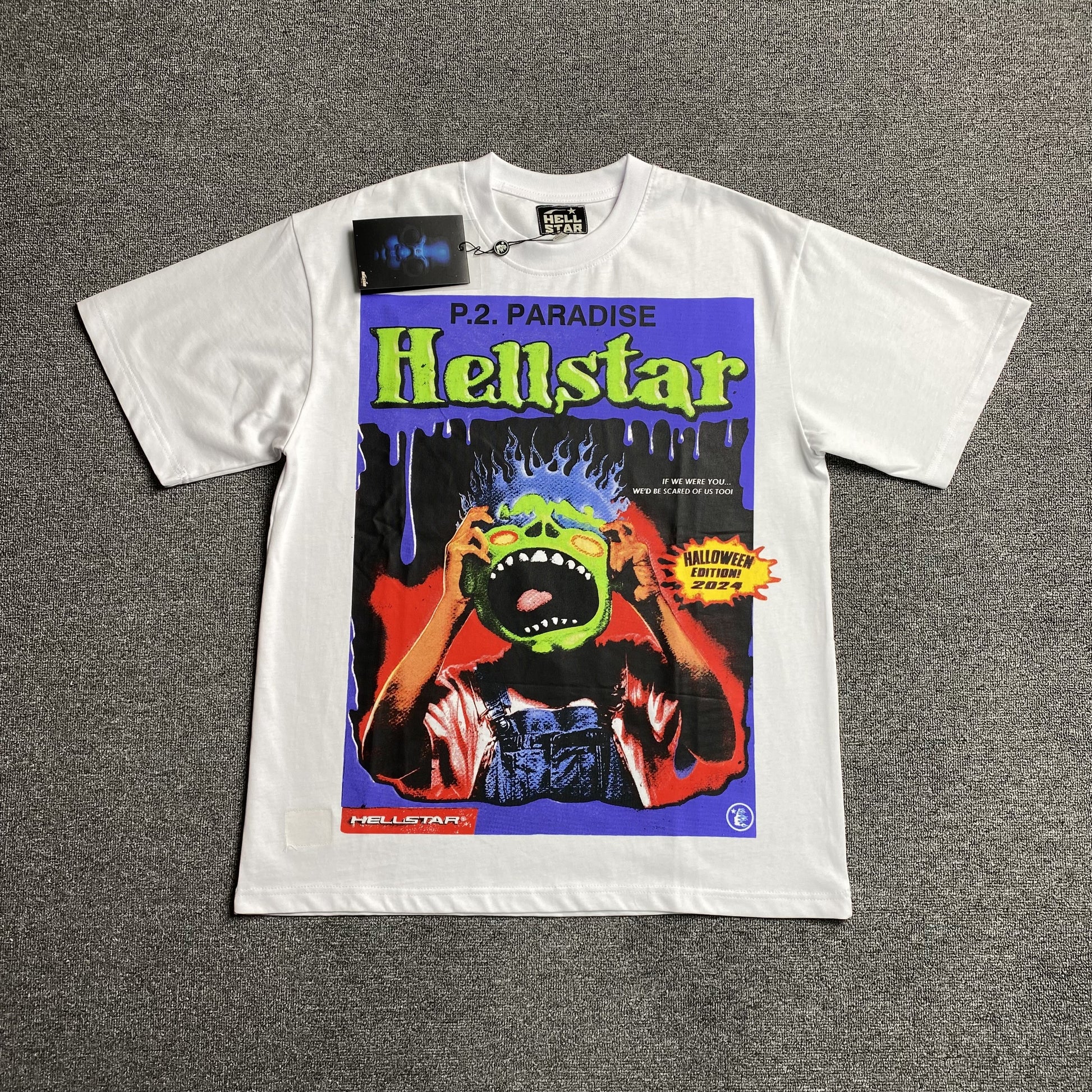 hellstar-horror-book-tee-white-Drip Store Argentina