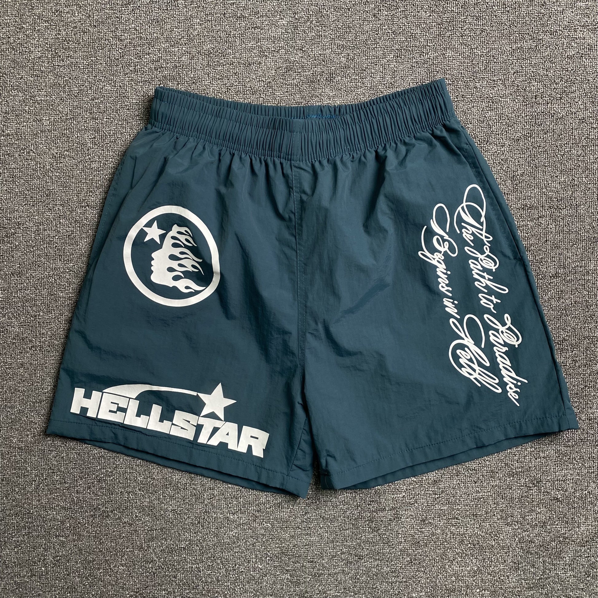 hellstar-shorts-green-Drip Store Argentina
