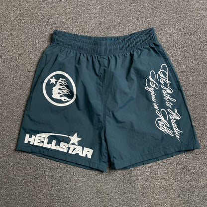hellstar-shorts-green-Drip Store Argentina