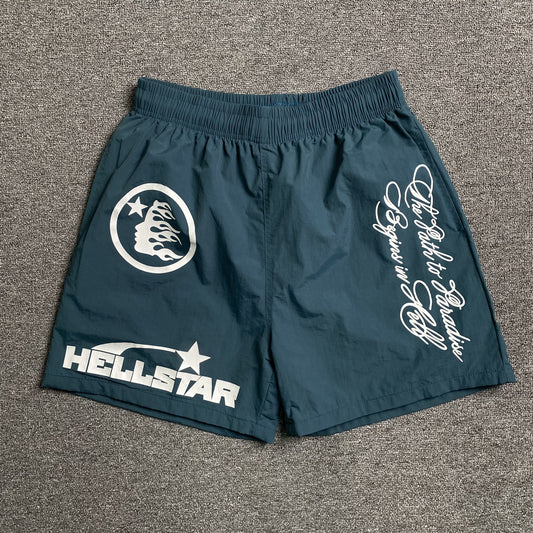hellstar-shorts-green-Drip Store Argentina