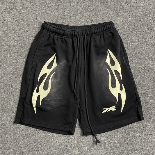 hellstar-sports-flame-shorts-black-Drip Store Argentina