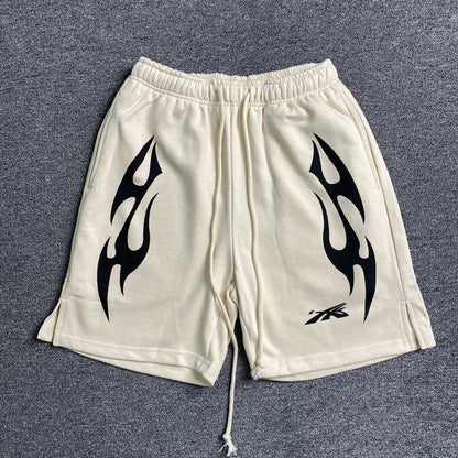 hellstar-sports-flame-shorts-white-Drip Store Argentina