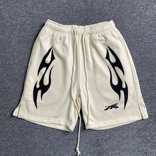 hellstar-sports-flame-shorts-white-Drip Store Argentina
