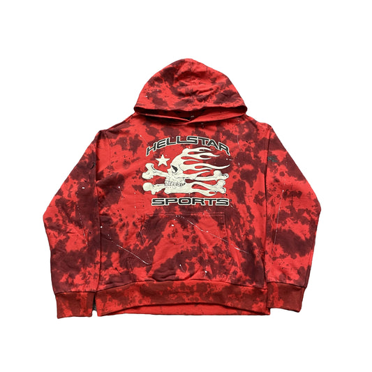 hellstar-sports-tye-dye-skull-hoodie-red-Drip Store Argentina