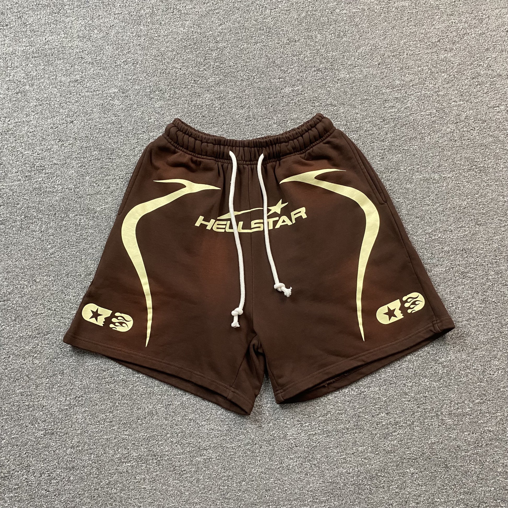 hellstar-warm-up-shorts-brown-Drip Store Argentina