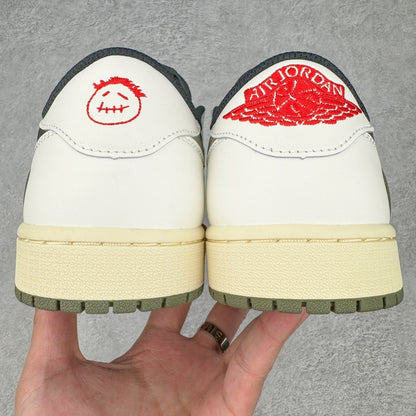 JORDAN 1 LOW OG X TRAVIS SCOTT OLIVE