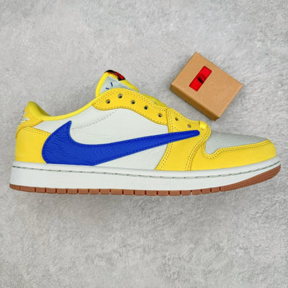 Jordan 1 Low X Travis Scott Canary