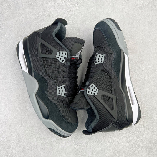 Jordan 4 Retro Black Canvas
