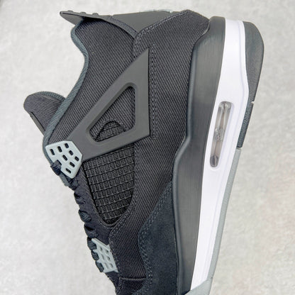 Jordan 4 Retro Black Canvas