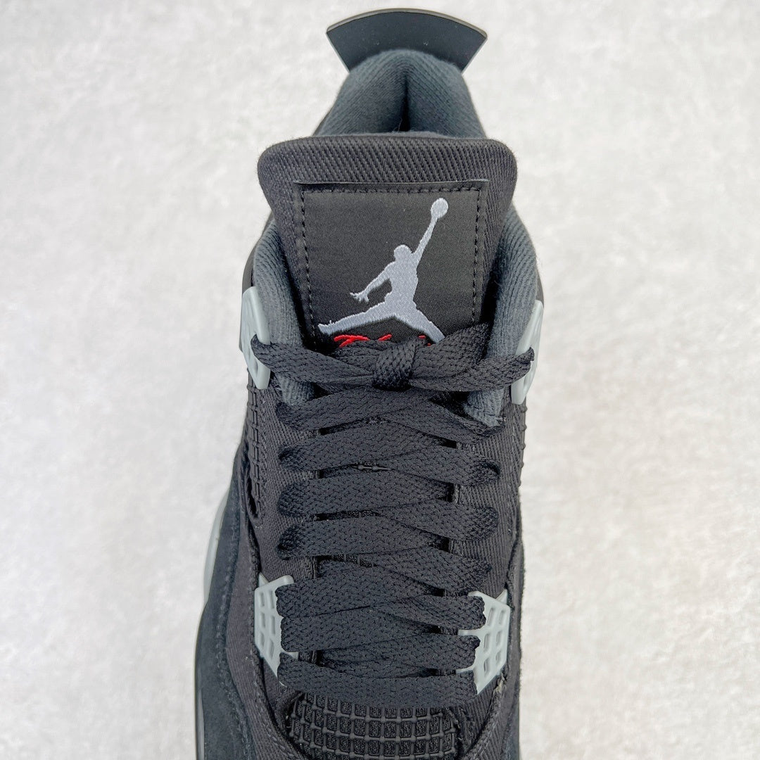 Jordan 4 Retro Black Canvas