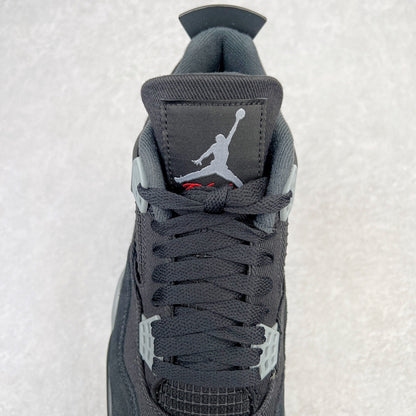 Jordan 4 Retro Black Canvas