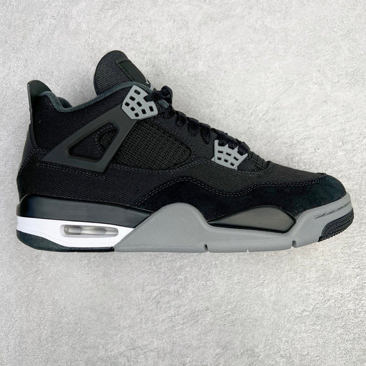 Jordan 4 Retro Black Canvas