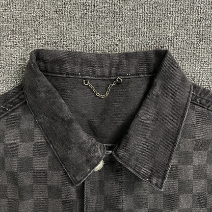 Campera Louis Vuitton Damier Jean Negra