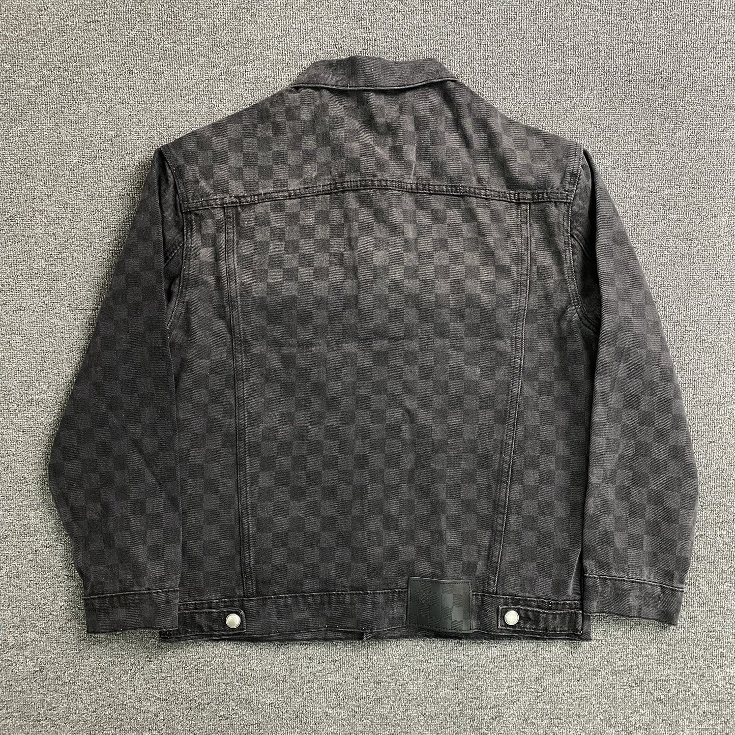 Campera Louis Vuitton Damier Jean Negra