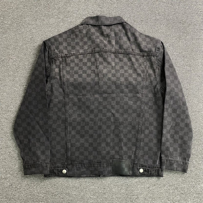 Campera Louis Vuitton Damier Jean Negra