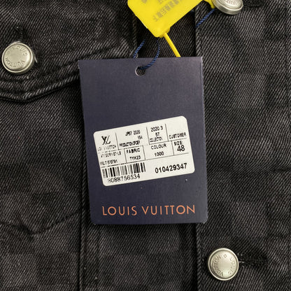 Campera Louis Vuitton Damier Jean Negra