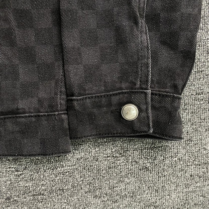 Campera Louis Vuitton Damier Jean Negra