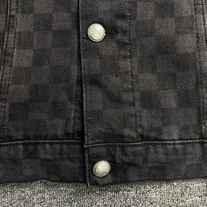 Campera Louis Vuitton Damier Jean Negra