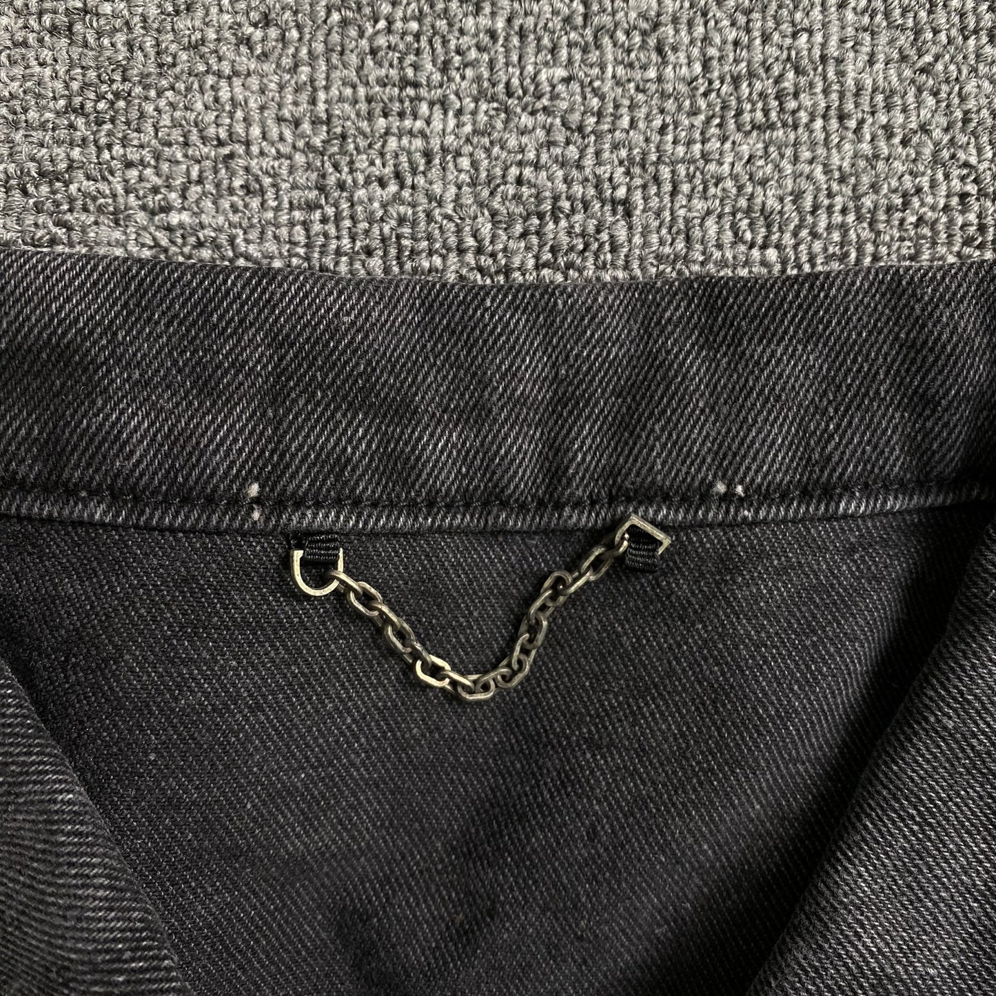 Campera Louis Vuitton Damier Jean Negra