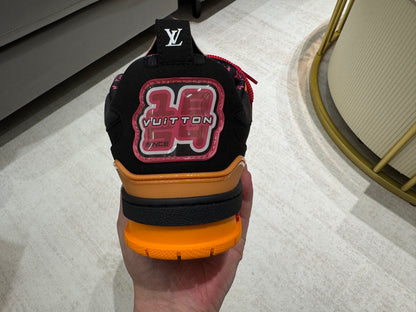 Louis Vuitton Skate Sneaker Negro Naranja