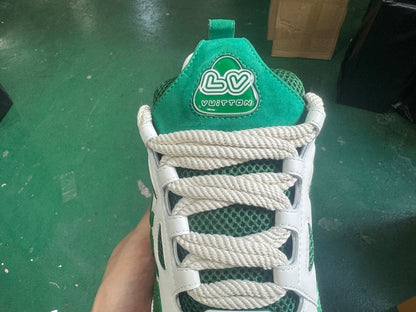 Louis Vuitton Skate Sneaker Verde Blanco