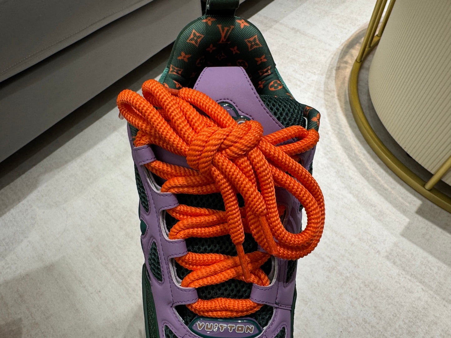 Louis Vuitton Skate Sneaker Violeta Verde