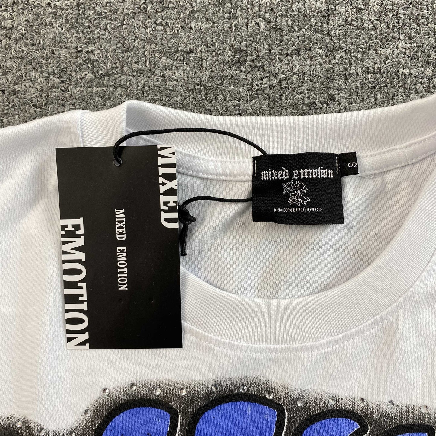 Remera Mixed Emotion Angel Blanca