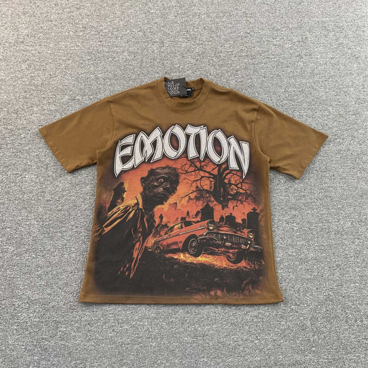Remera Mixed Emotion Apocalypse Marrón