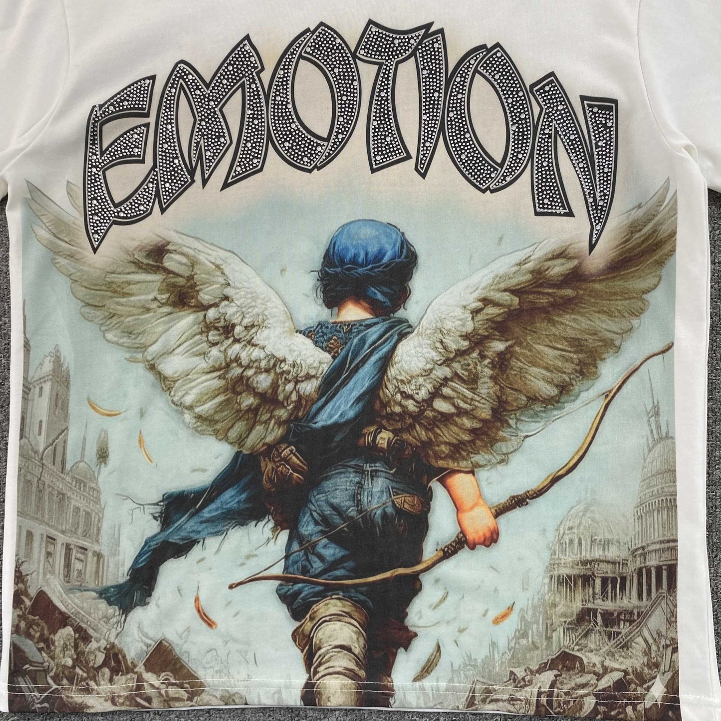 Remera Mixed Emotion Arch Angel Blanca