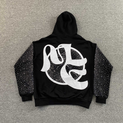 Buzo Mixed Emotion Archer Rhinestone Negro