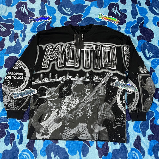 Remera Mixed Emotion Astro Negra