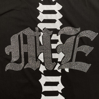 Remera Mixed Emotion Astronaut Rhinestone Negra