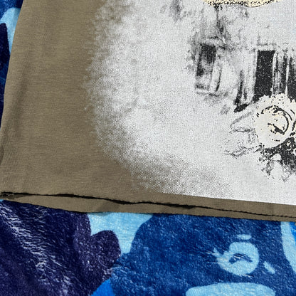 Remera Mixed Emotion Blinded Rhinestone Gris