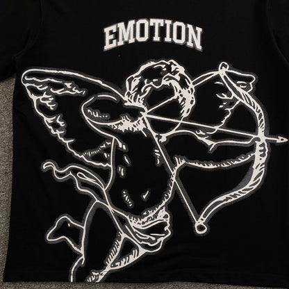 Remera Mixed Emotion Blur Negra