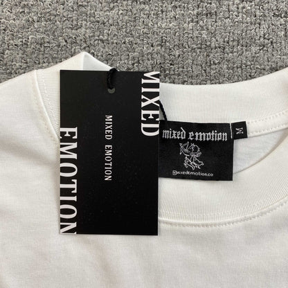 Remera Mixed Emotion Blur Blanca