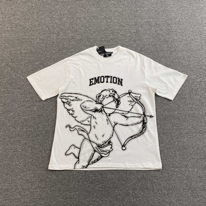 Remera Mixed Emotion Blur Blanca