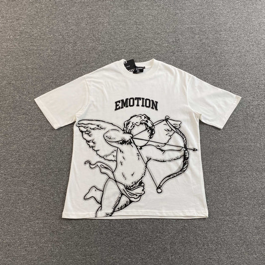 Remera Mixed Emotion Blur Blanca