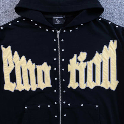 Campera Mixed Emotion Crown Negra