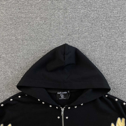 Campera Mixed Emotion Crown Negra
