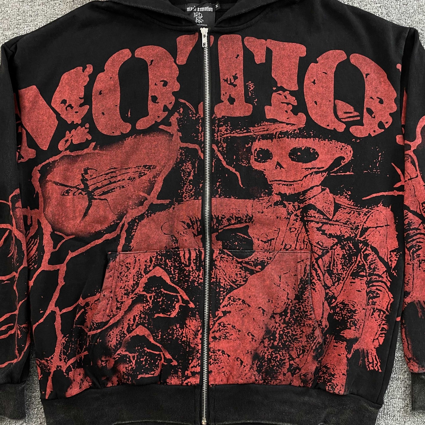 Campera Mixed Emotion Deserted Black