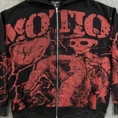 Campera Mixed Emotion Deserted Black