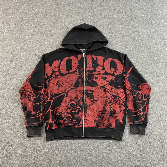 Campera Mixed Emotion Deserted Black