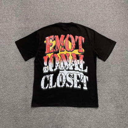 Remera Mixed Emotion Deserted Negra