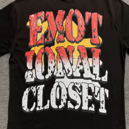 Remera Mixed Emotion Deserted Negra