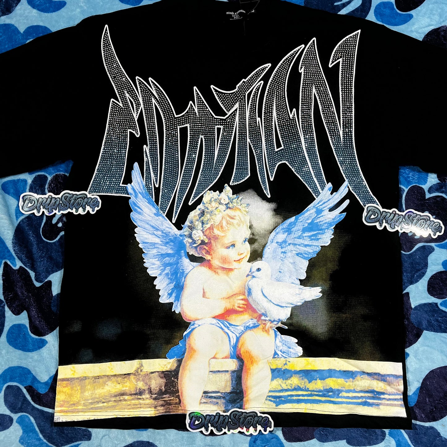 Remera Mixed Emotion Dove Negra
