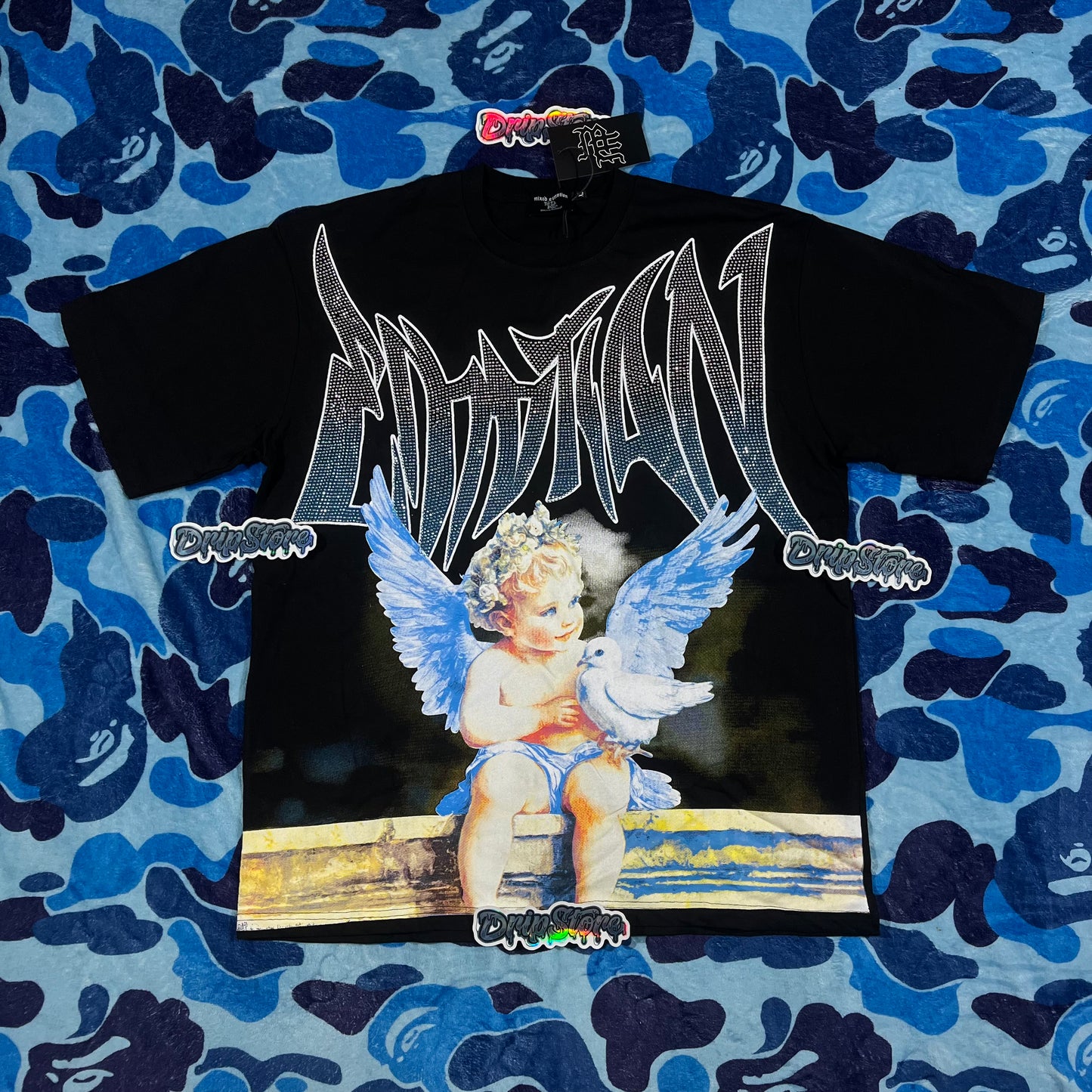 Remera Mixed Emotion Dove Negra