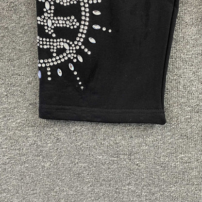 Pantalón Mixed Emotion Eclipse Rhinestone Negro