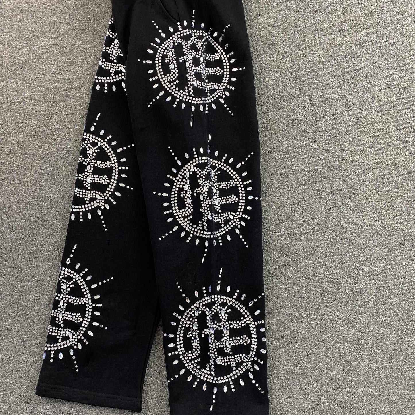 Pantalón Mixed Emotion Eclipse Rhinestone Negro