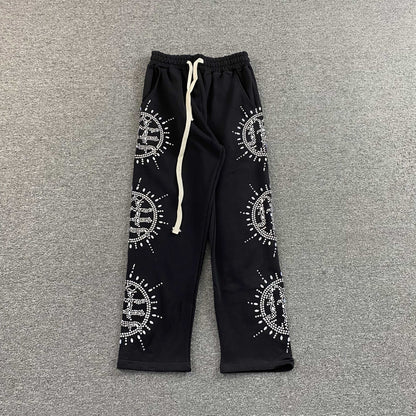 Pantalón Mixed Emotion Eclipse Rhinestone Negro