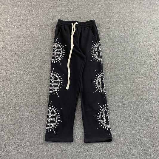 Pantalón Mixed Emotion Eclipse Rhinestone Negro